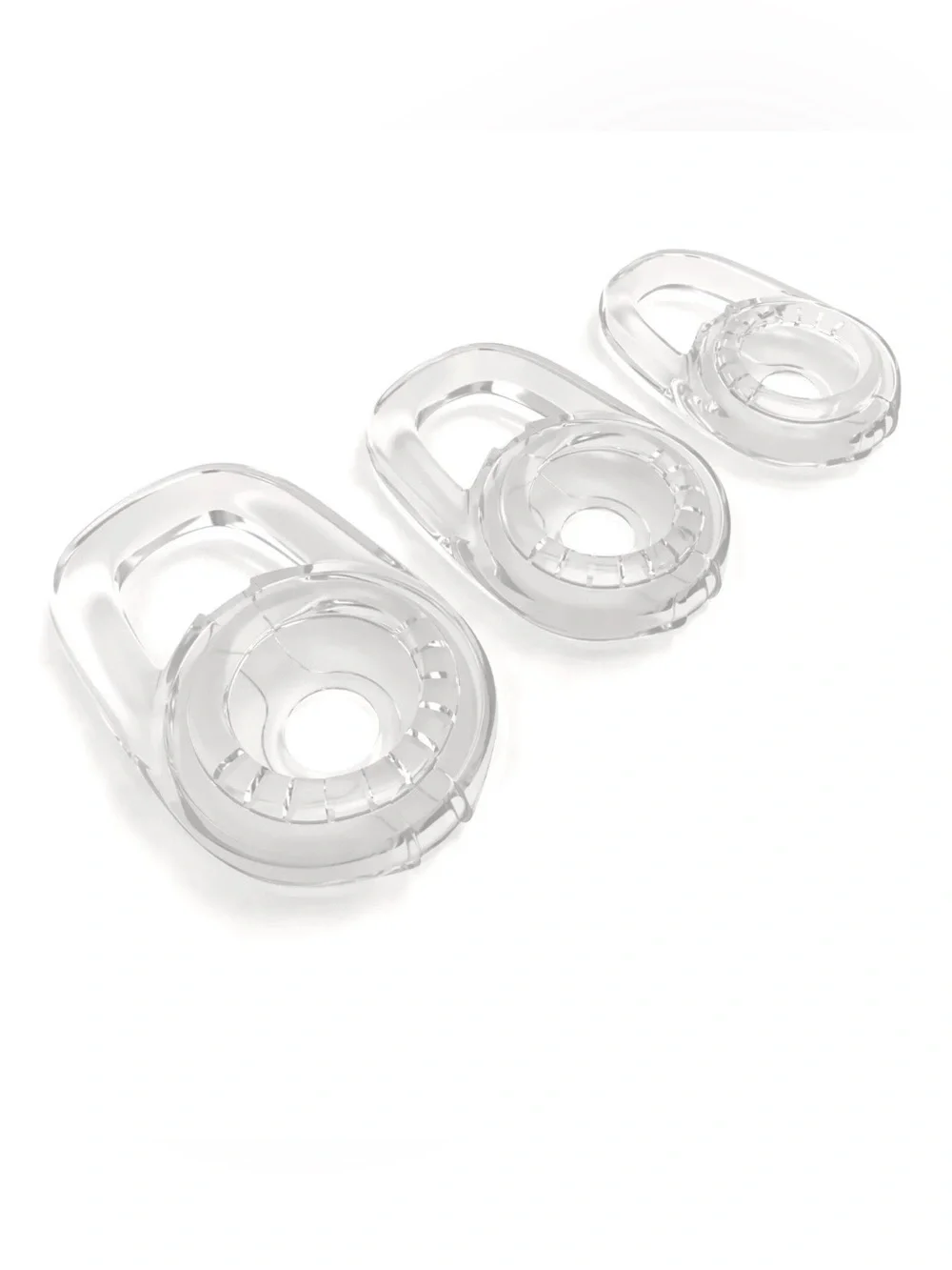 Replacement 3 Ear Gel 1 Ear Hook for Plantronics M25 M55 M70 M90 M155 M165